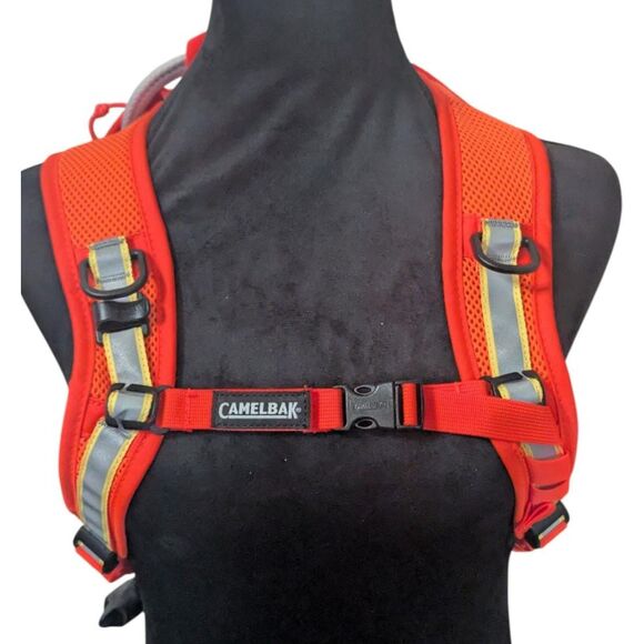 CAMELBAK Hi-Viz Hydration Pack Orange Reflective Tactical Cycling Backpack - Picture 4 of 6